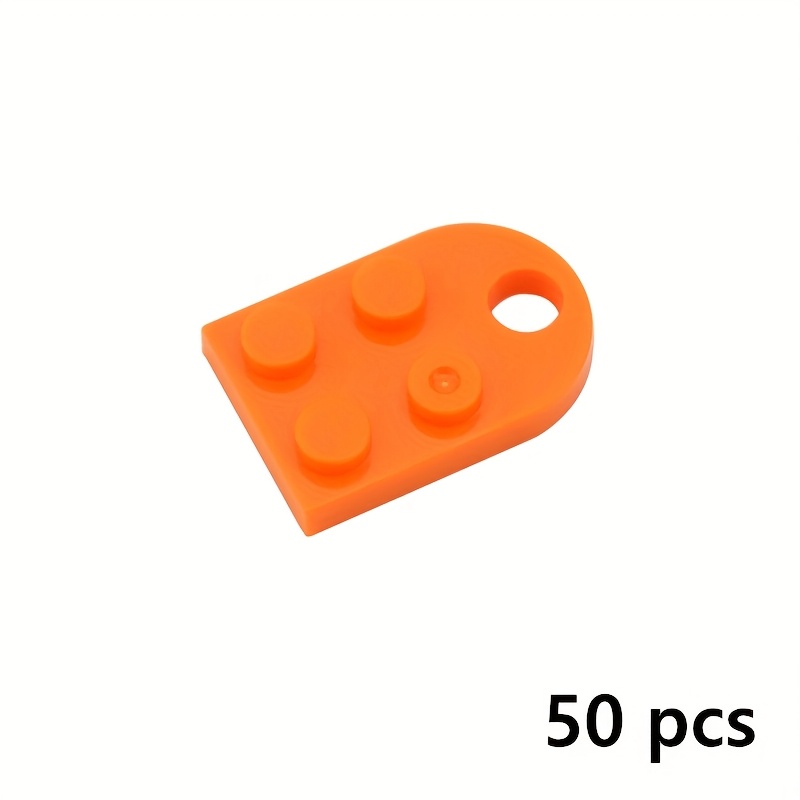 50pcs Modified 2 x 2 Assemble Particles with Hole Building Blocks