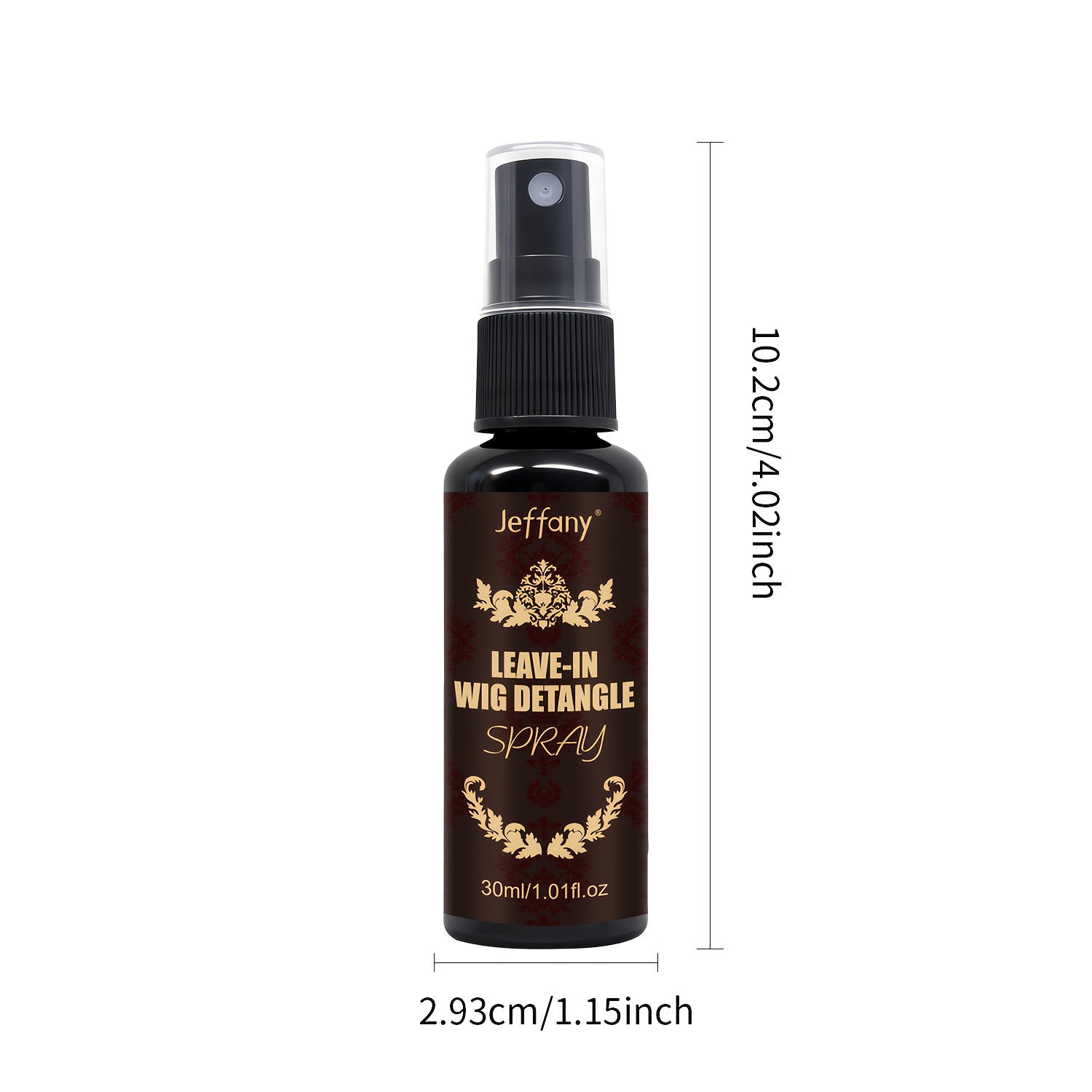 Image of Wig Conditioning Mist Spray - Detangle + Smooth + Shine - Reduce Dry Rough Look - Finish - Light Mist No Heavy Feel - For Synthetic & Human Hair Wigs Straight Curly Long Short Daily Styling