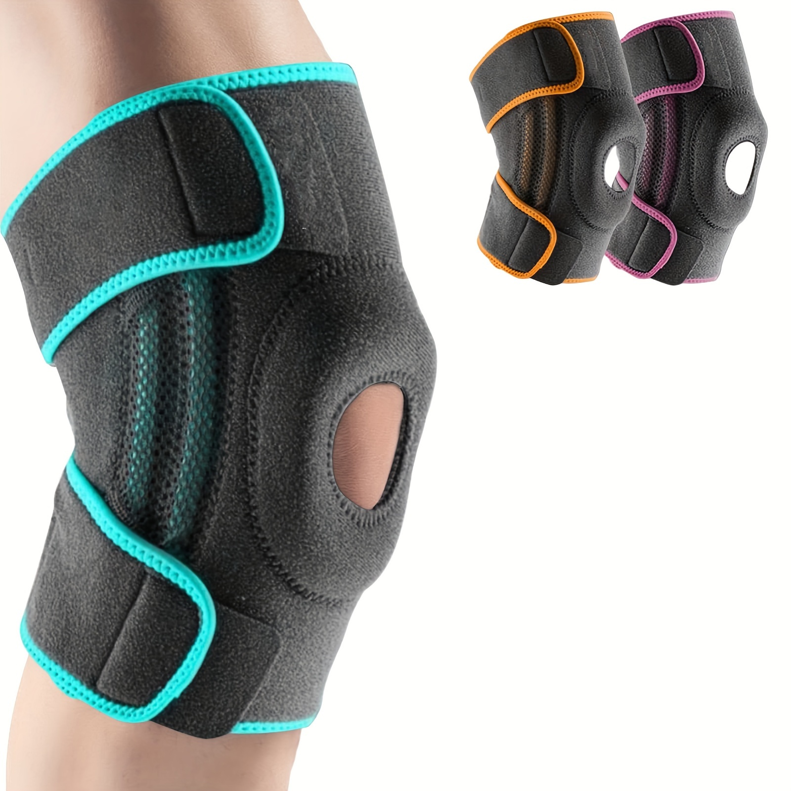 Knee Support With Adjustable Side Stabilisers Patella Gel Padding,men Women