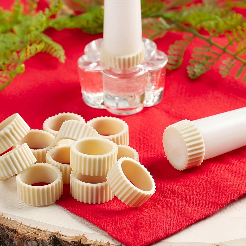 Image of Silicone Candle Anti-slip And Anti-toppling , Universal Decorative Stabilizing Ring With Wax Drip Protector, Suitable For Long Candles And Candle Types, Prevents Candle And Wax On Tabletop