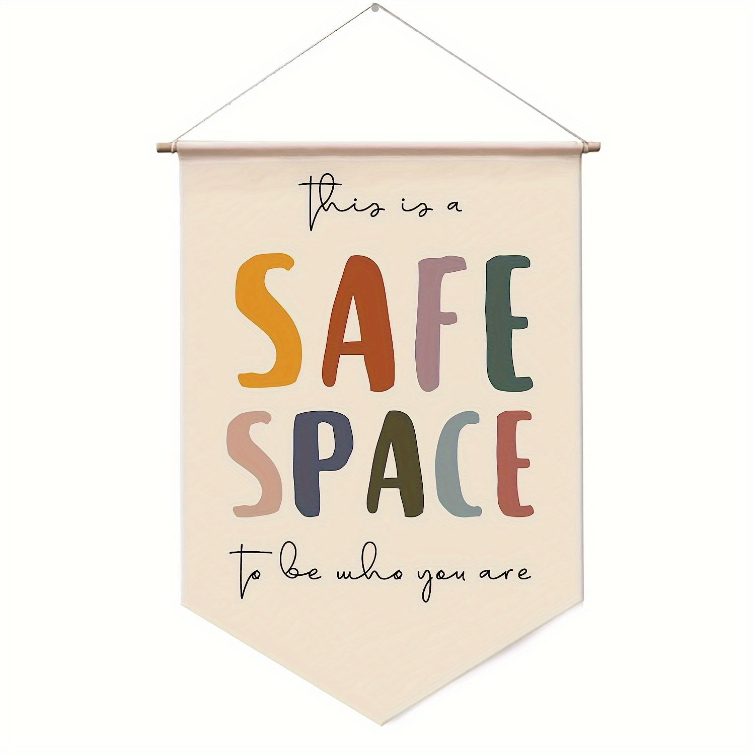 Image of Wall Hanging 17.7''x11.8'' Therapy Office Wall Decor, Counseling Banner, School Counselor Office Wall Decor, Classroom Decor, School Psychologist, Mental Health Banners