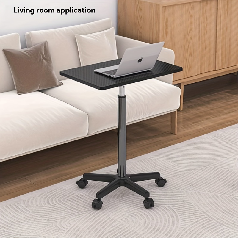 2024 new portable lift table with pulley small bedside table standing workbench desk lectern Product details 8