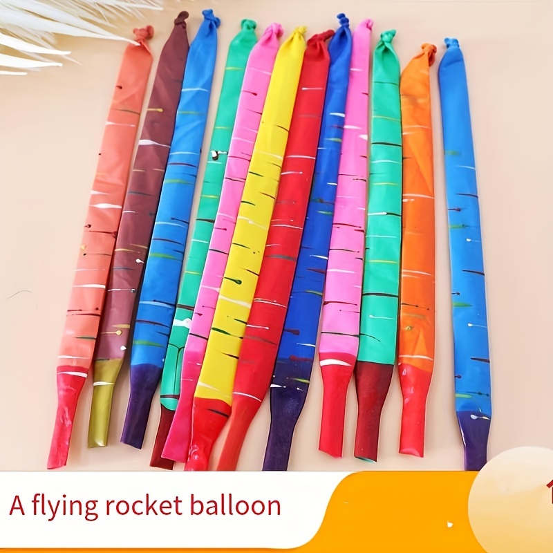 

25/50pcs Rocket Balloon Suitable As Great Birthday Party Supplies