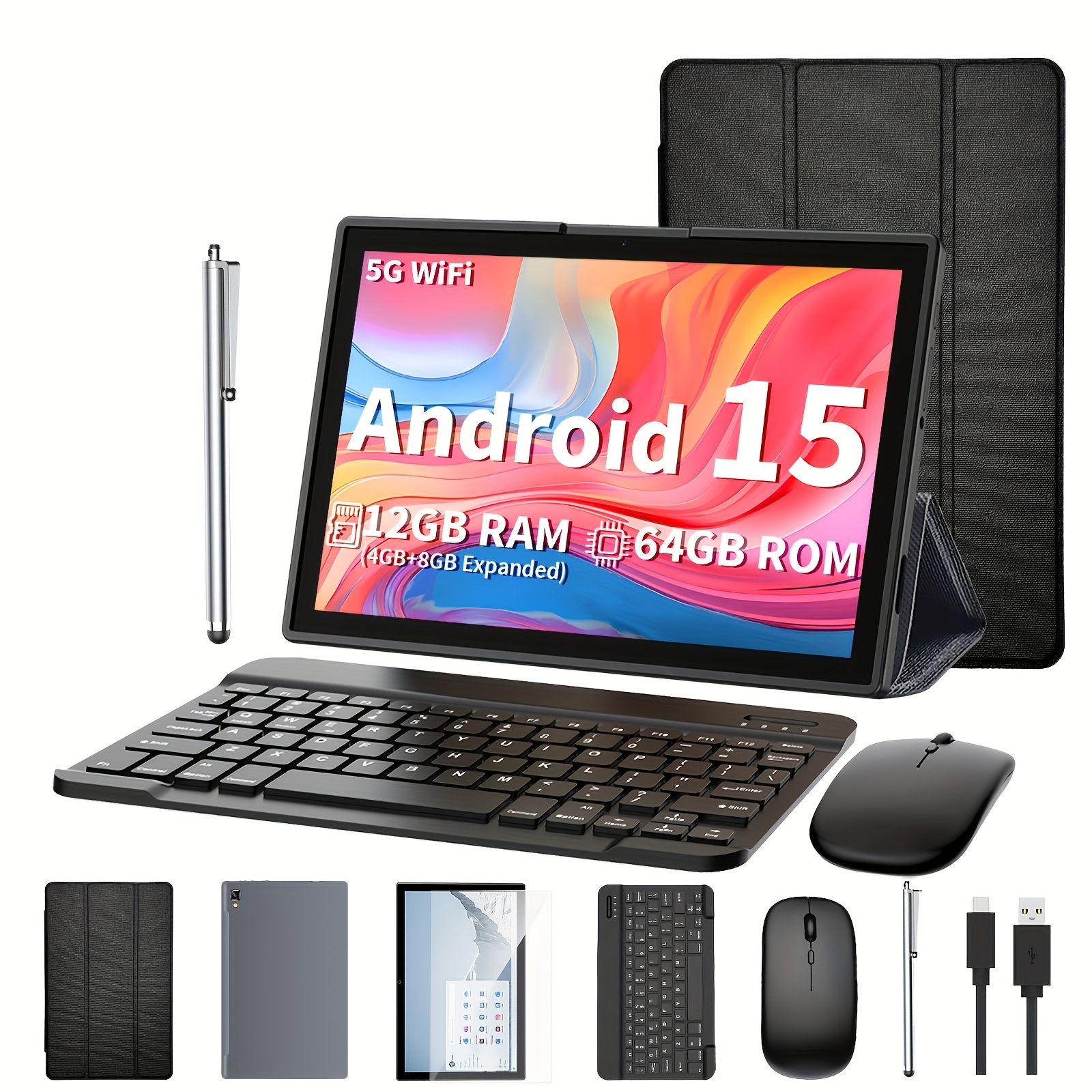 10.1 inch Android 15 Tablet