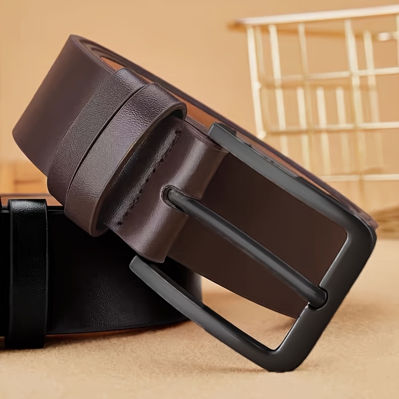 Men's Automatic Buckle Belt with Eagle Head Zinc Alloy Buckle