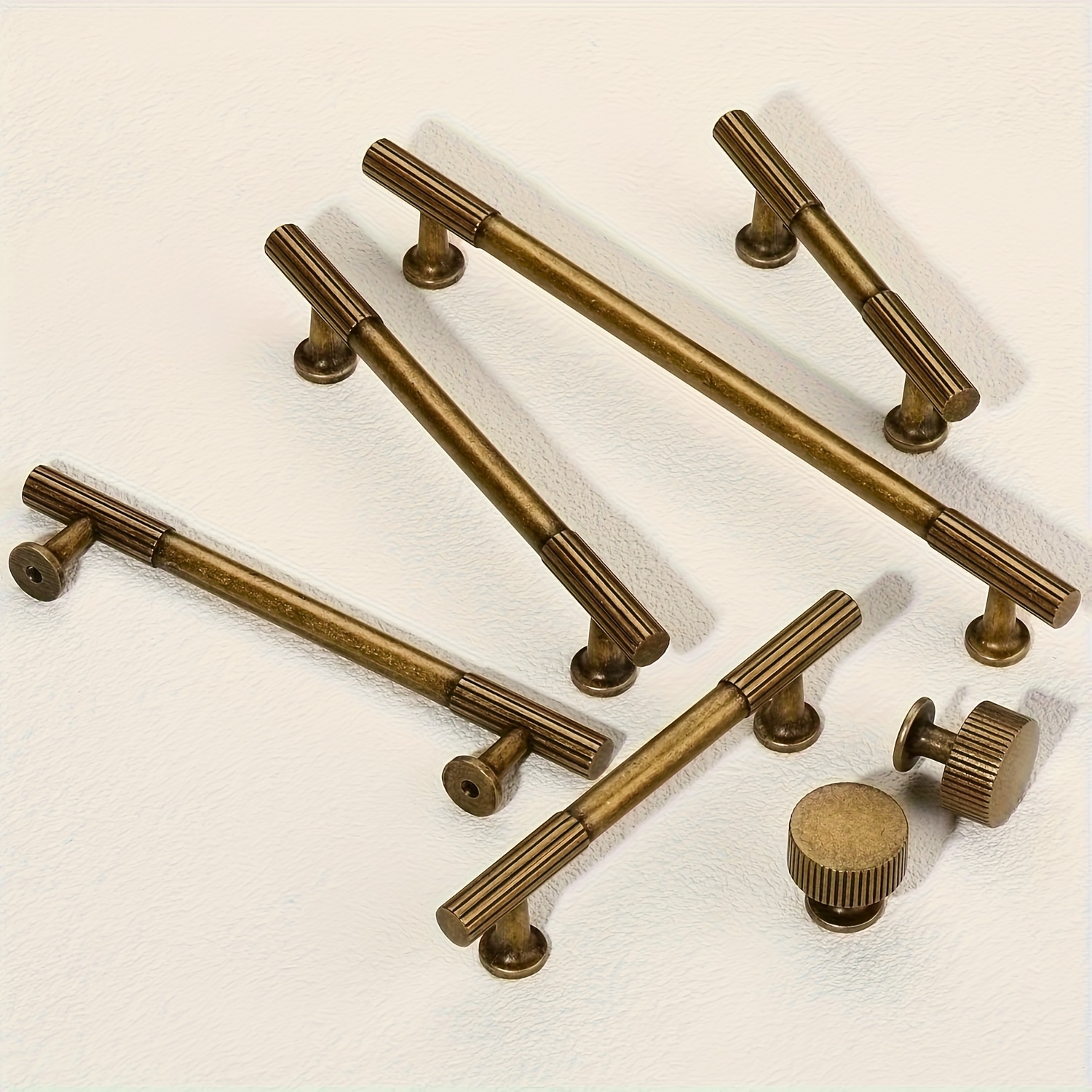 Tiradores Para Muebles - Pack 12 Unidades (Acero Inoxidable Negro, 30mm)