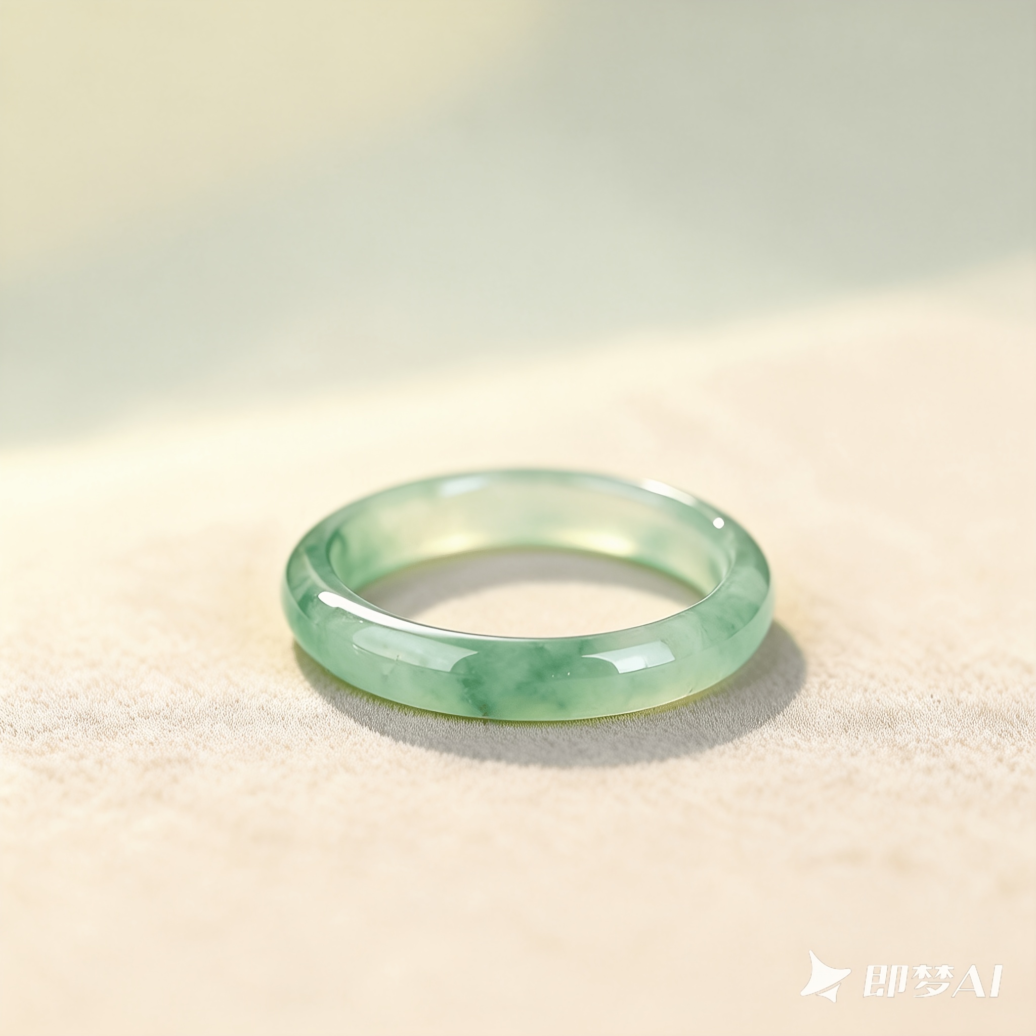 Women's Chinese-Style Imitation Jade Ring, Versatile Accessory