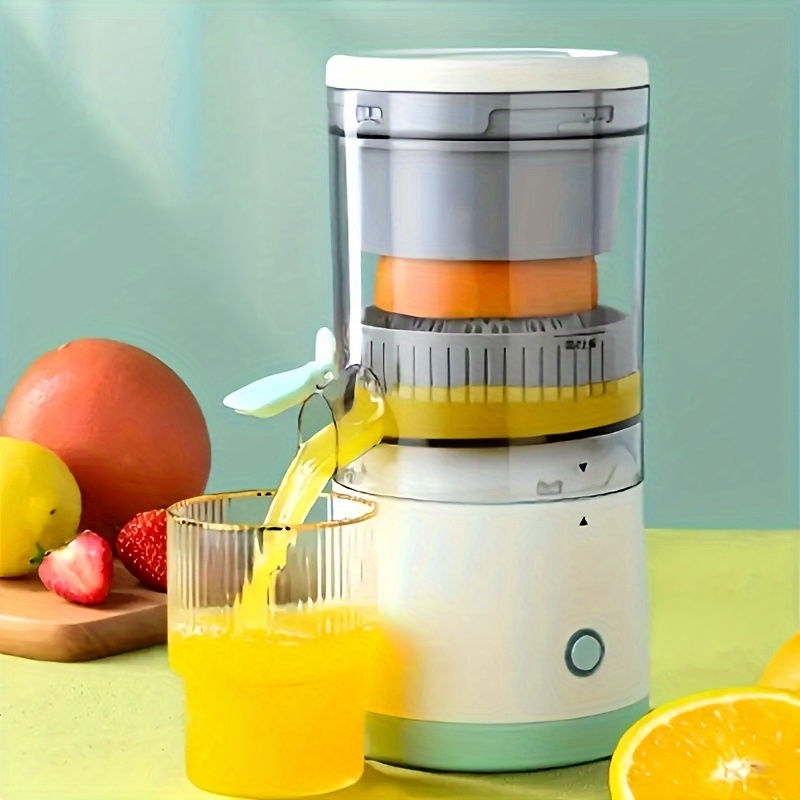 

1pc, Portable Multifunctional Juice Extractor, Automatic Juice Extraction And Separation, Fresh Orange Juice Cup With Usb Charging Kitchen Tool (cleaning Brush Included)