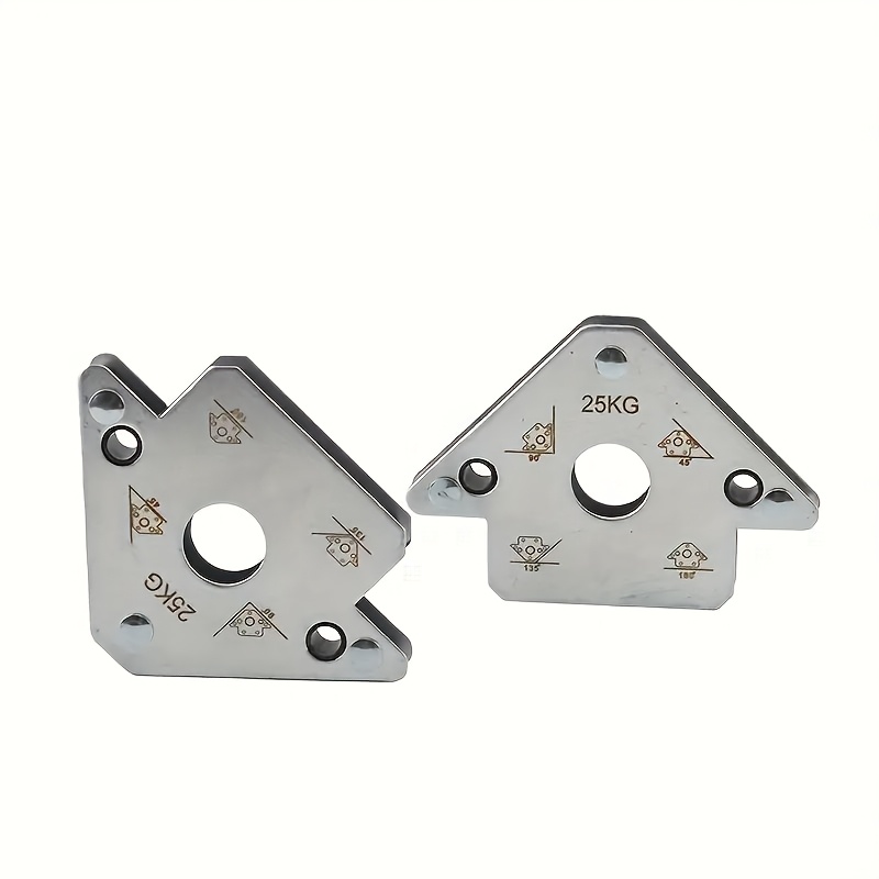 

Welding Magnet Clamp Set - 45/90/135/ , Metal Construction, Ideal For Wood , Supports Arc & Mig Welding, To 25kg, No Power Needed, Corner Clamp, Welding Accessories And Tools