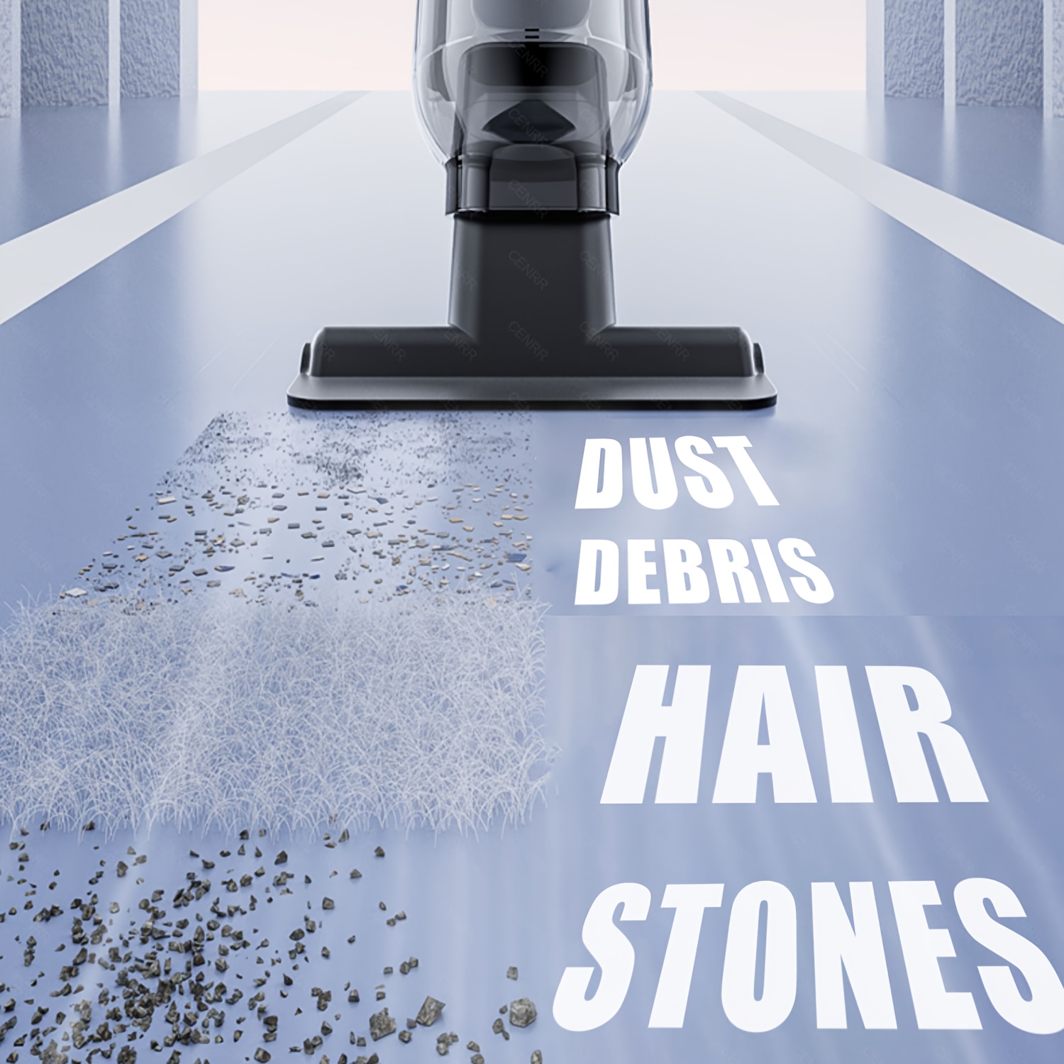 2026 NEW CENRR 16000PA Car Vacuum Cleaner | Portable Handheld Wireless Strong Suction Car Cleaner Cleaning Machine Mini Vacuum Cleaner with USB Charging, ABS Resin Body, Blow and Suction Integrated, 3.38-6.76oz Dust Cup Volume