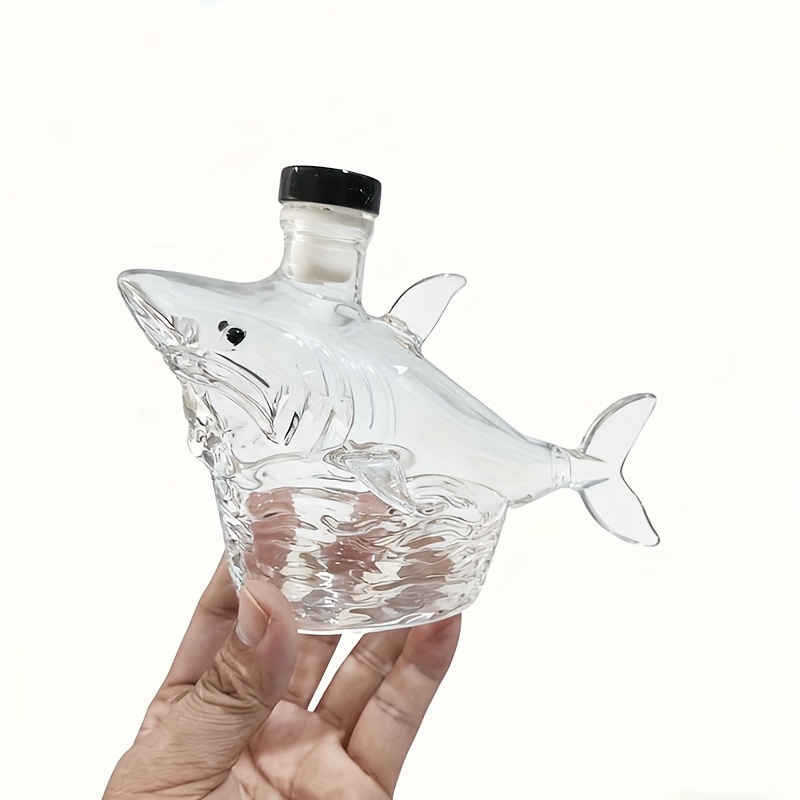 shark shaped wine   whiskey bottle suitable for home dining room and household ornamental display perfect gift idea birthday wedding outdoor party fathers day halloween christmas Product details 6