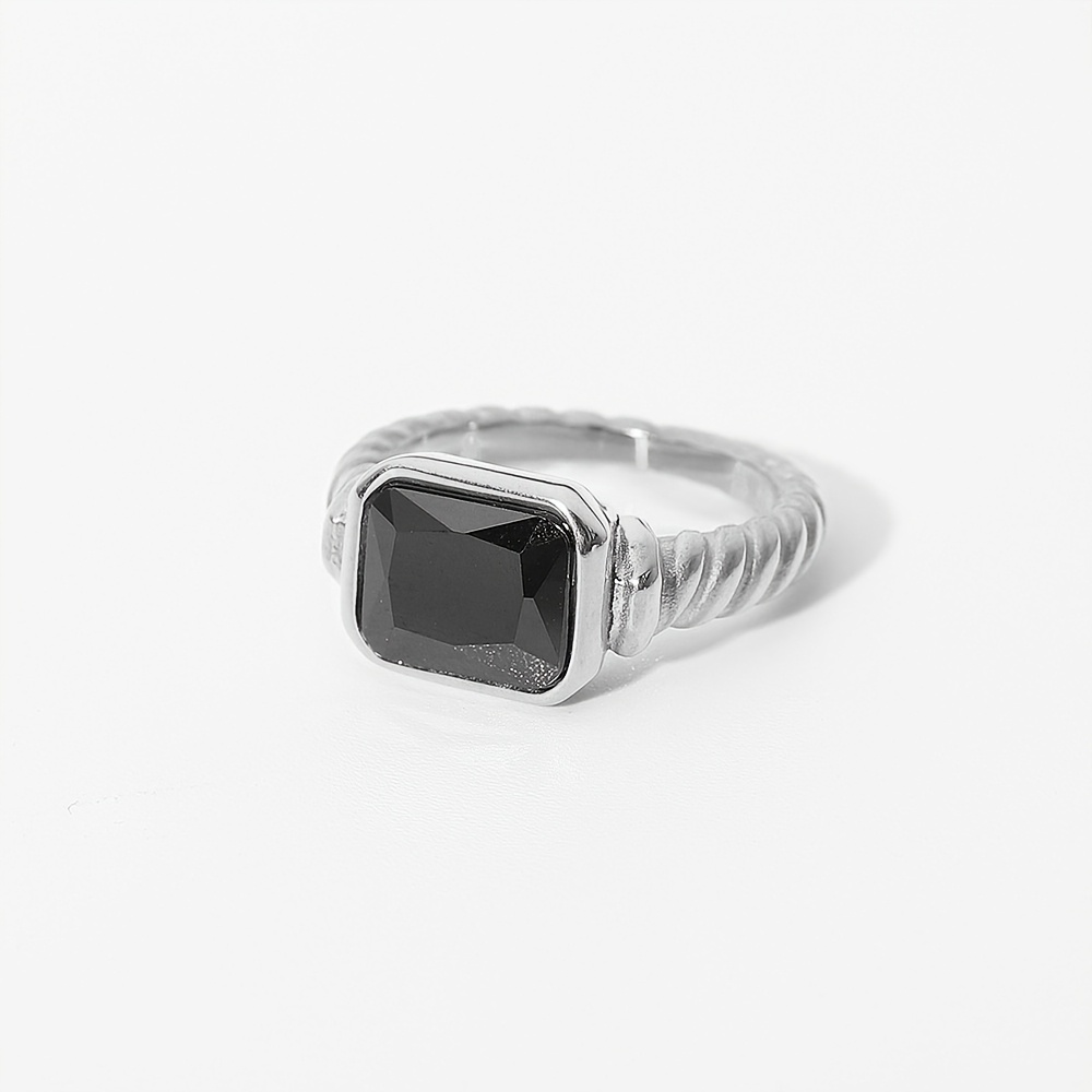 Women's Vintage French Retro Geometric Ring, Luxurious Gift