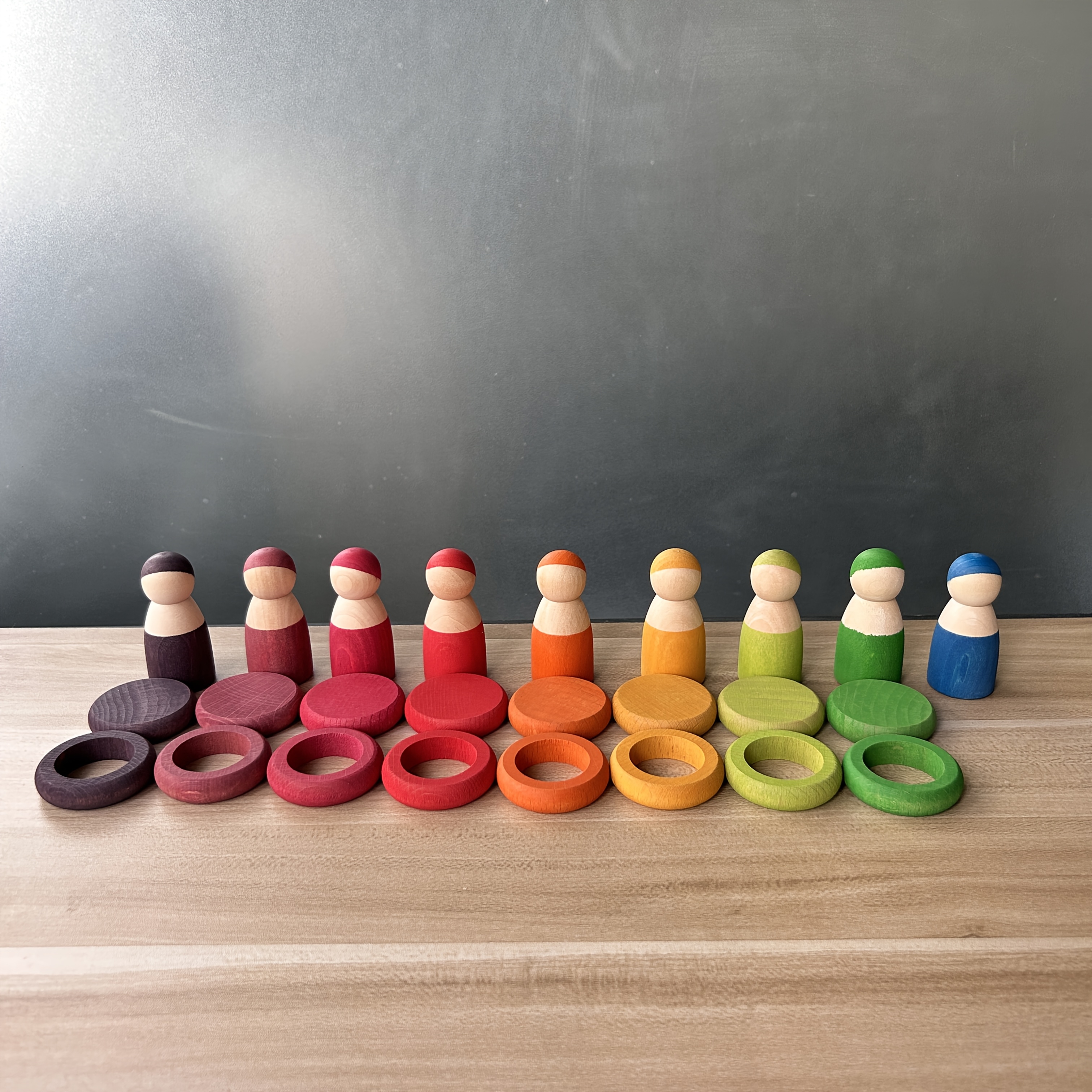 Multi-Color Doll Stacking Blocks for Fun Role-Playing