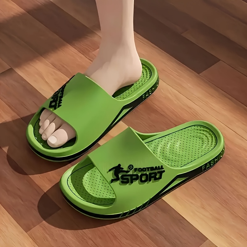 mens lightweight eva slide sandals open toe geometric - Temu 