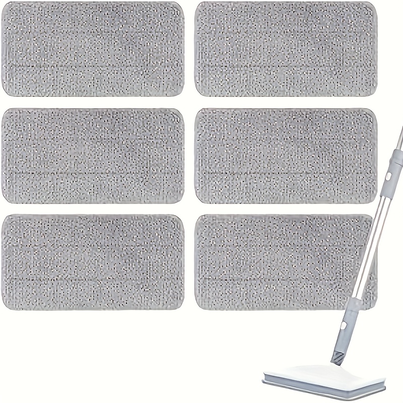 3pcs Set Of Fiber Steam Mop Pads, Suitable For All Types Of Floor Cleaning And Reusable Fiber Steam Cloths, Steam Mop Accessory Accessories (3pcs Set, Gray)