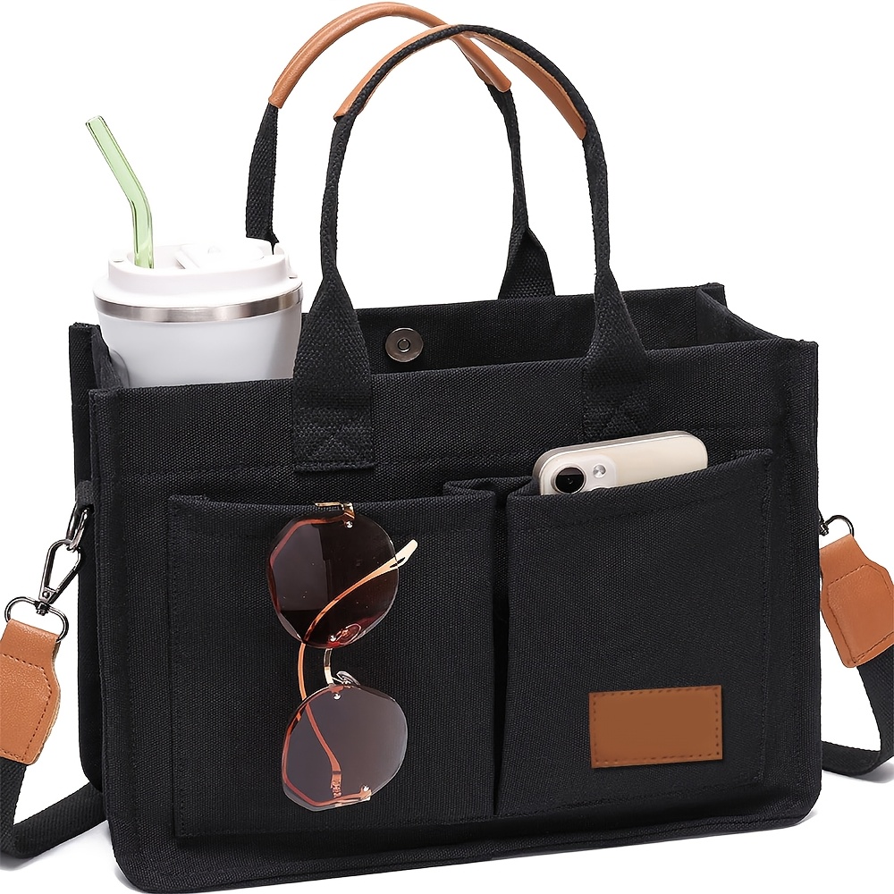TEMU Vanlutone Women's Nurse & Teacher Work Tote Bag With Crossbody/shoulder Purse, Multi- Satchel Handbag Suitable For Travel, College, Essentials,,