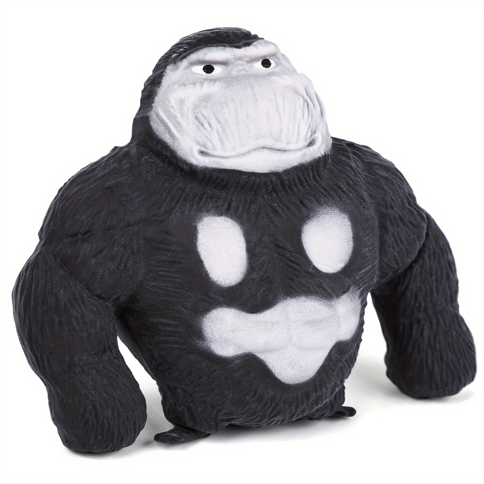 

Stretch Gorilla Toy, Monkey Toy Figure Sensory Toy Squeeze Monkey For Kids Gifts Christmas Black