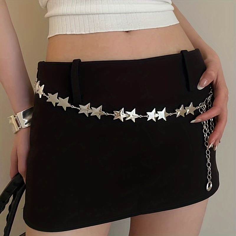 

1pc Of Ladies' Star Waist Chain