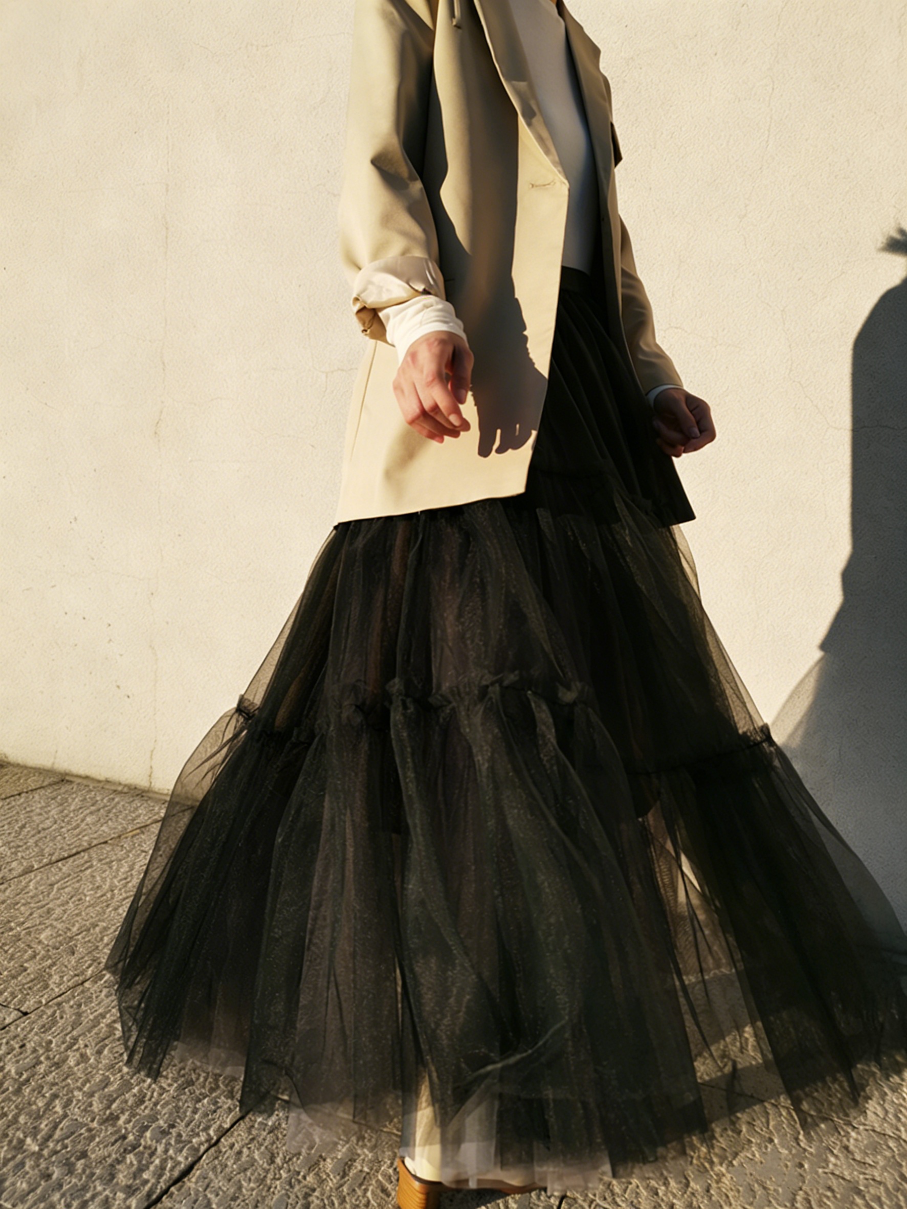 denim dress with flared sleeves Sun-imperial main image 1