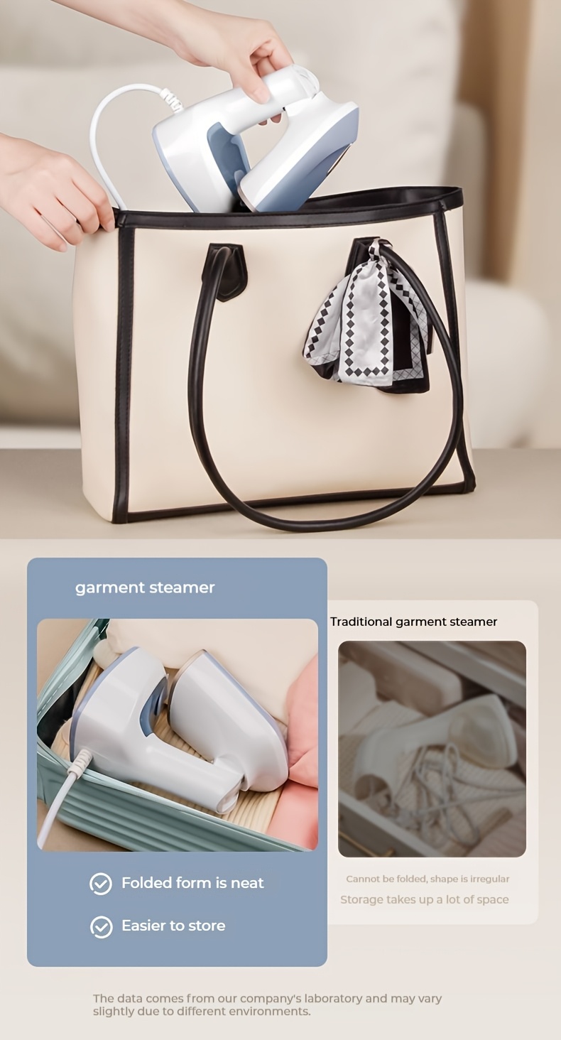 this handheld garment steamer with a steam brush is foldable for   making it   for removing wrinkles at home and while traveling new model for 2025 Product details 11