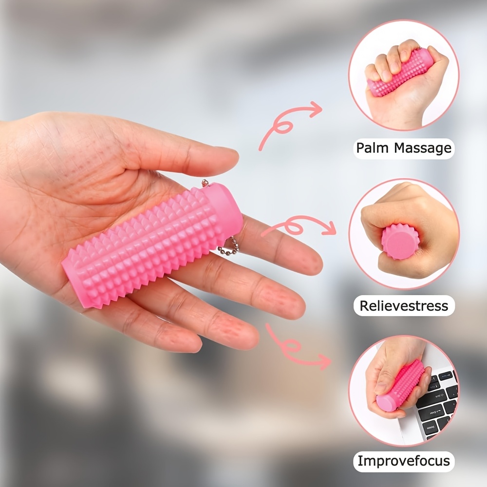 2-Pack Ouchies 3D Printed Sensory Fidget Toys - Relax & Focus Booster for Adults, Men & Women, Multi-Color Options, Durable Plastic Handheld Stress & Anxiety Gift for Office & Home Use, Anxiety, Playful Design, Textured Surface