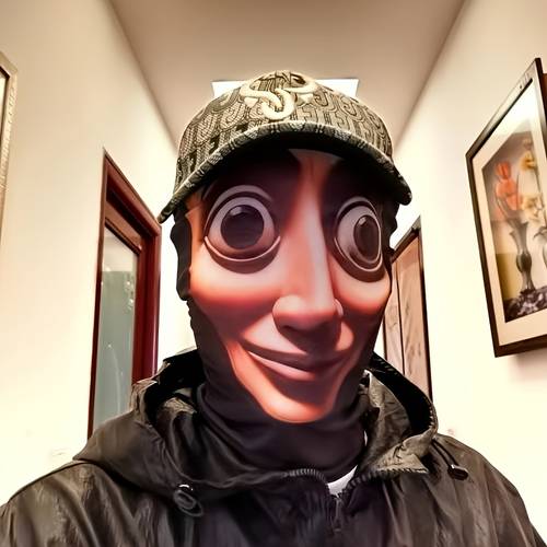 1pc of stick brother mens mask high fidelity 3d printing abstract quirky cosplay character headgear pranking friends and being of attention at carnival masquerade parties trendy and stylish