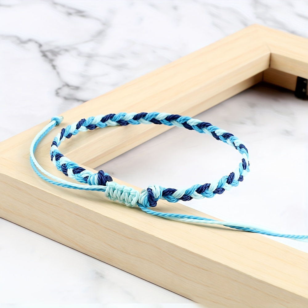 Boho Friendship Bracelet Vintage Style Triple Braid Knot