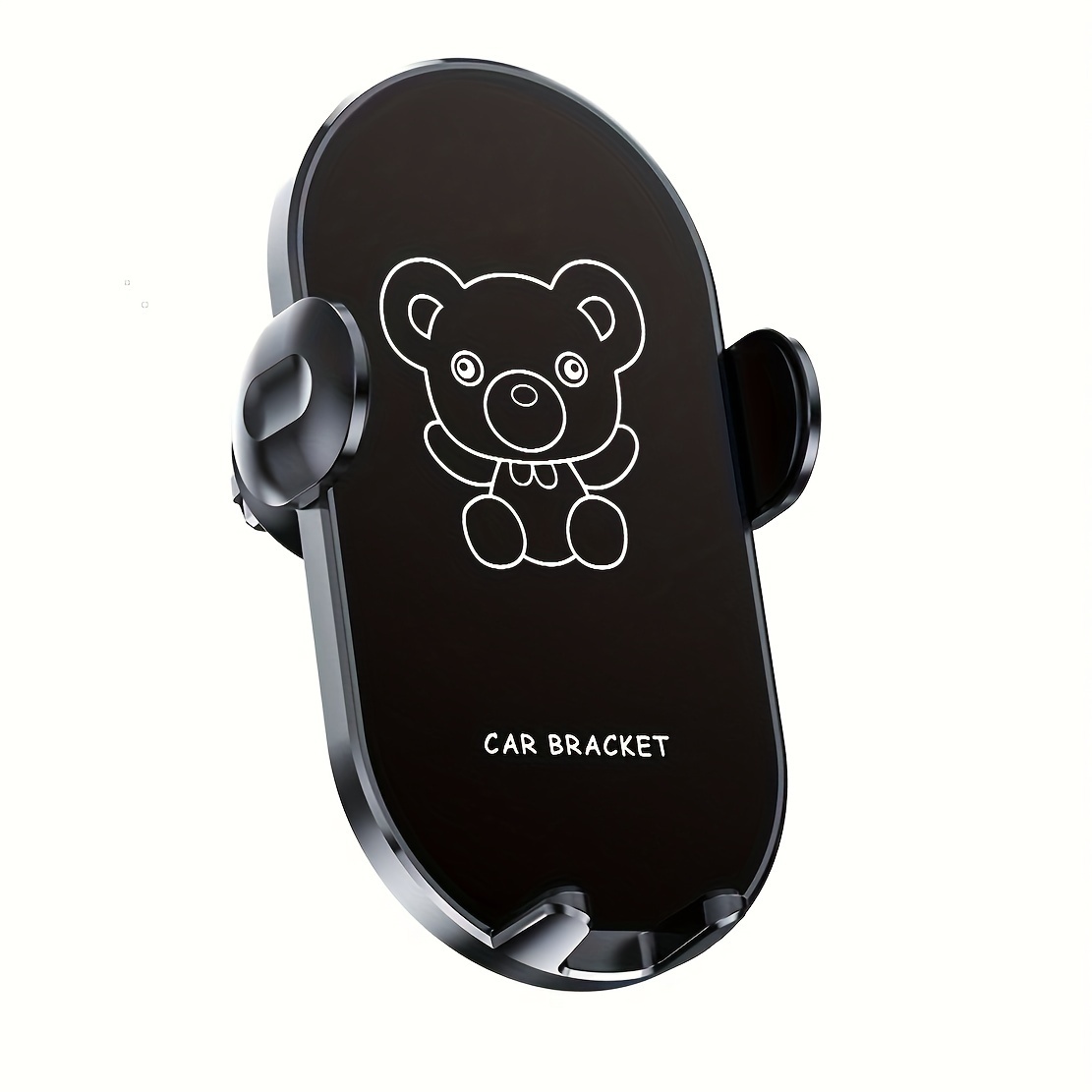 1pc Car Mobile Phone Bracket The New Car With Navigation Support Rack Bear Cartoon Car Air Outlet Fixed Mobile Phone Rack