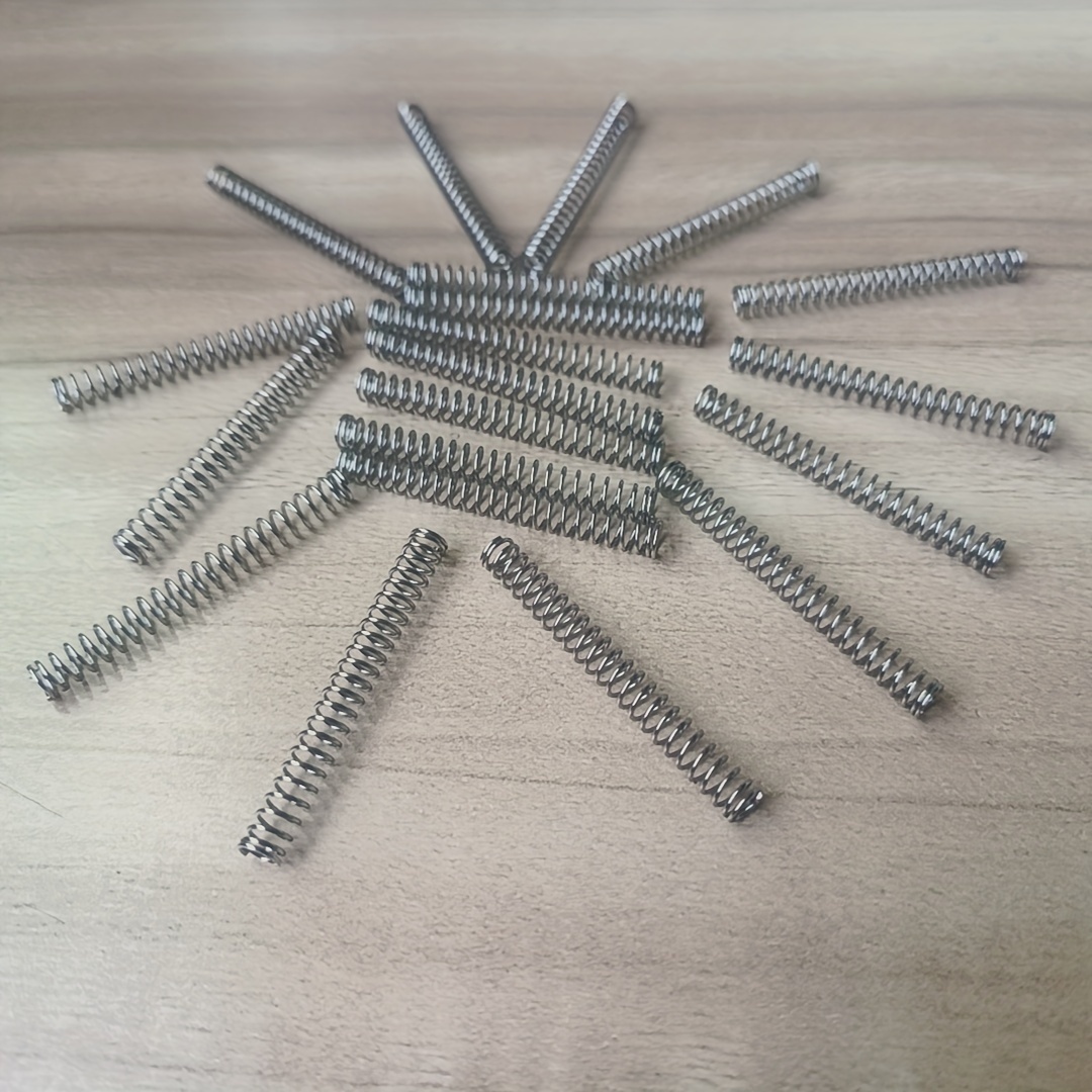 Resortes De Compresión De Acero Inoxidable 304 - Kit De 10 Unidades, 4.5mm Diámetro Exterior, 10mm Longitud