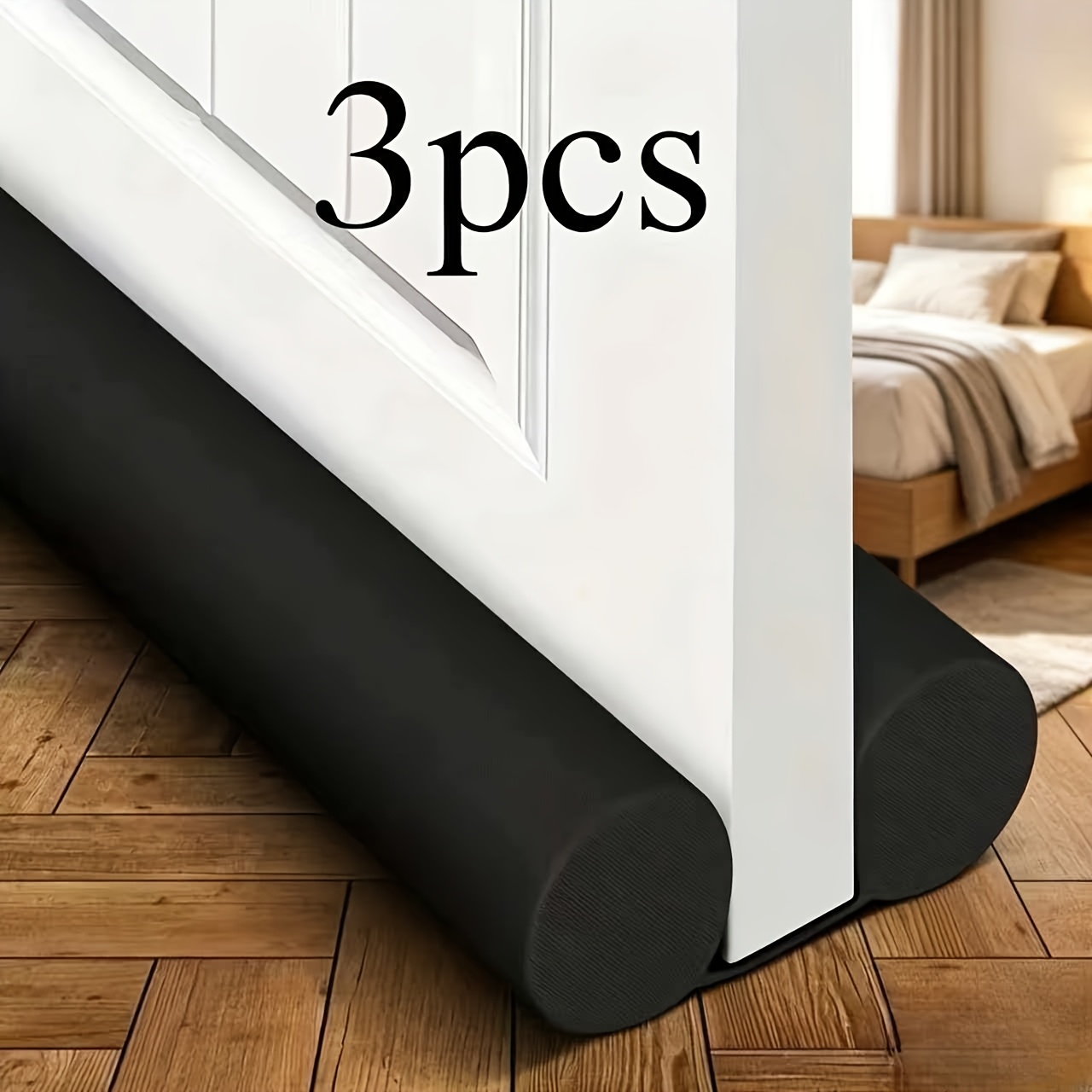 Household Door Gap Seal Strip, Windproof Door Bottom Seal, Wind and Rainproof Window Seal, Wind Barrier, Adjustable Door Sweep - Item No.: Kiki Home Daily/V40-PcsCSKⅡ