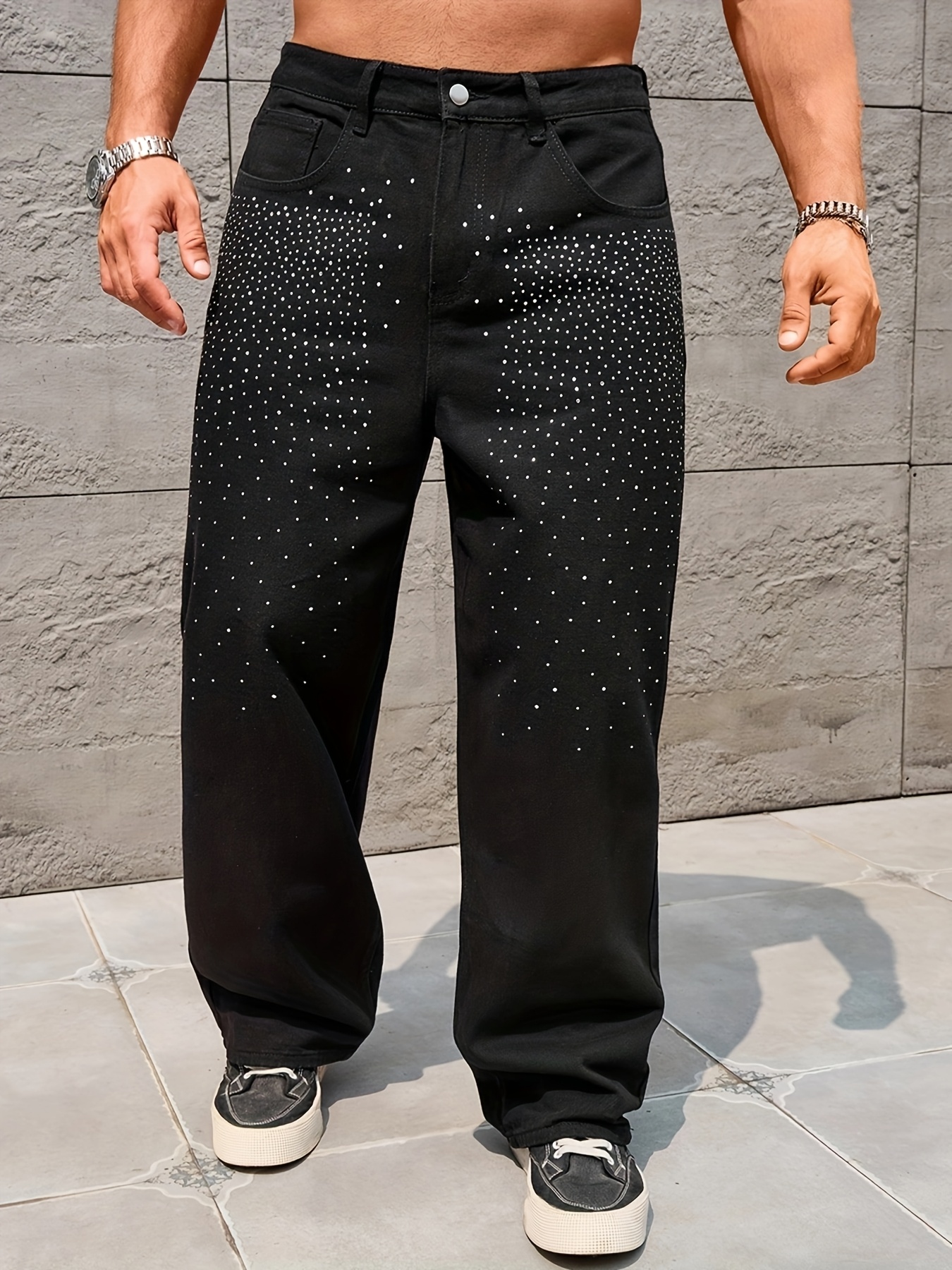 baggy black dress pants men BALENCIAGA main image 0