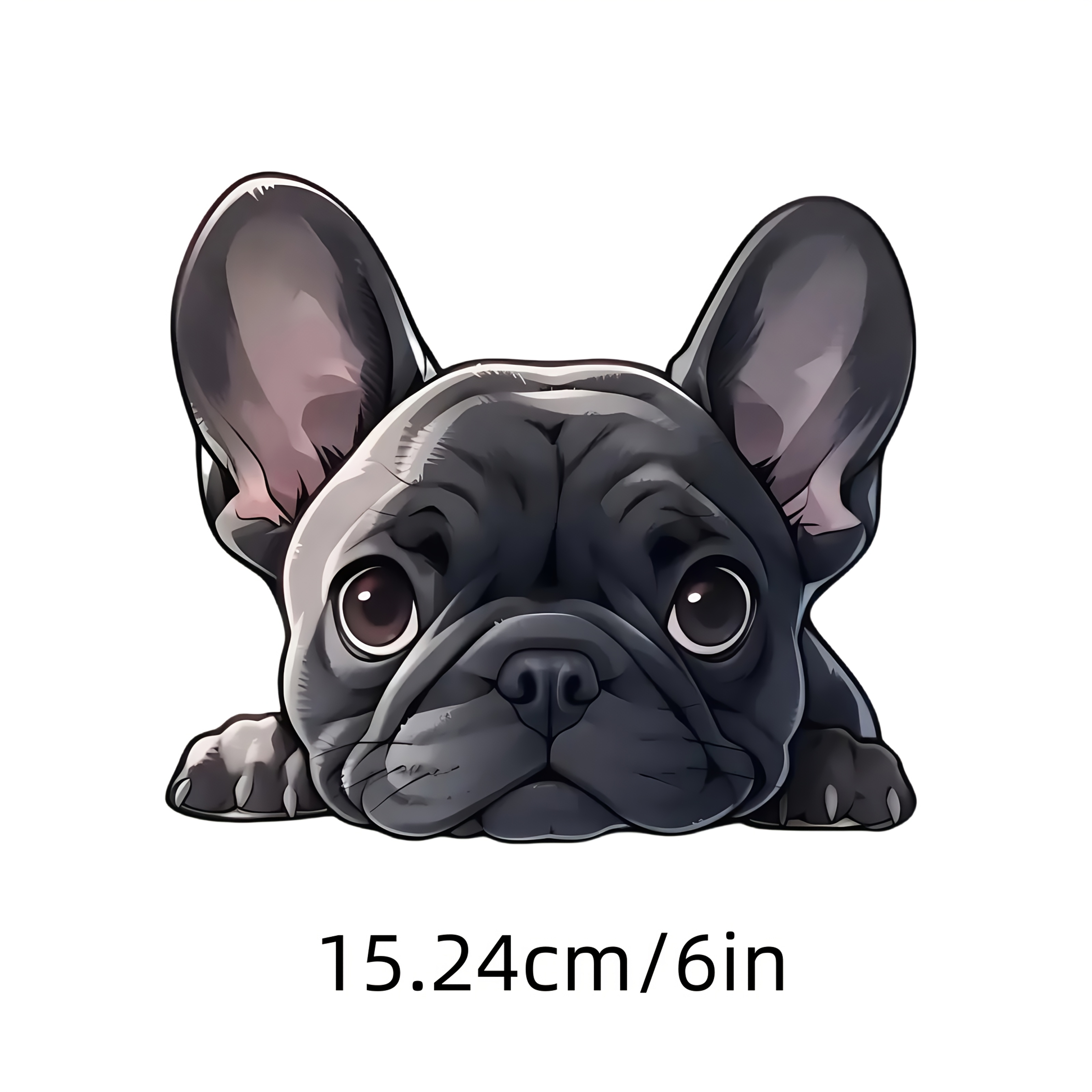 Adorable French Bulldog Stickers For Cars, Trucks, Motorcycles, Laptops, Toolboxes, Suitcases, Yachts, Fishing Boats, Home Decor
