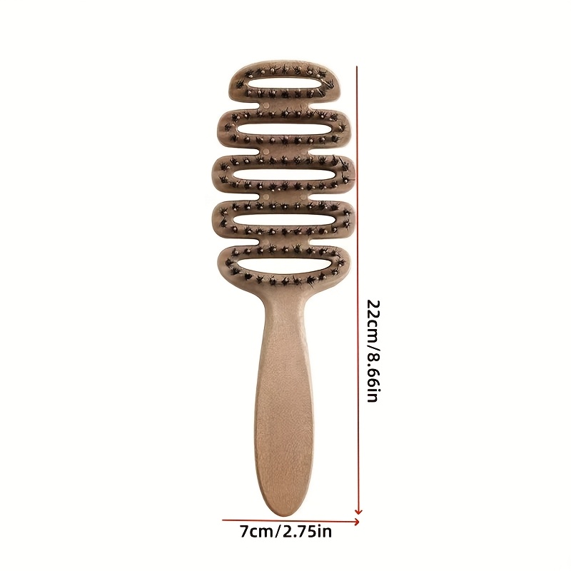 1 high-quality bristle comb, long-handled volumizing hair brush – anti-static, smooth & plump hair, durable abs handle, essential for all hairstyles, perfect gift for women and s, travel-friendly, ideal for beach vacation or back-to-school, hair brush for women, hair straightening brush, brush for defining curls, hair parting comb, hair   brush for women, anti frizz comb, hair volume comb, root volume comb, hair ironing brush, anti frizz brush, hairpin, hair scissors Product details 3