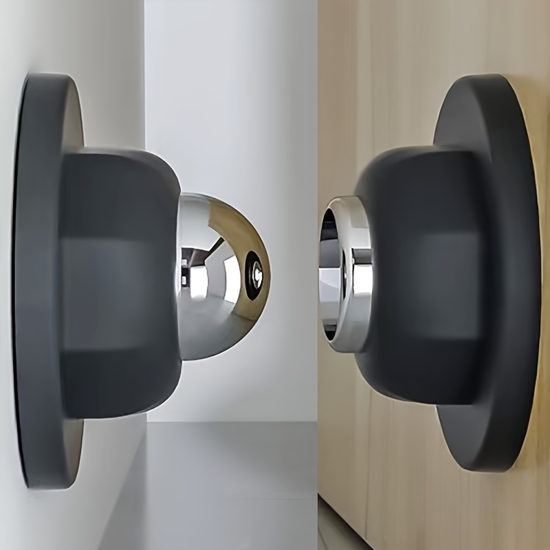 TEMU 1pc Magnetic Stopper For Hold - , No Required - For Wall And Mounting - Shortened Magnetic Stopper