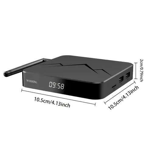WUDUNG W05 Smart TV Box 14.0 4K WiFi6 for Home Theater & Living Room Entertainment