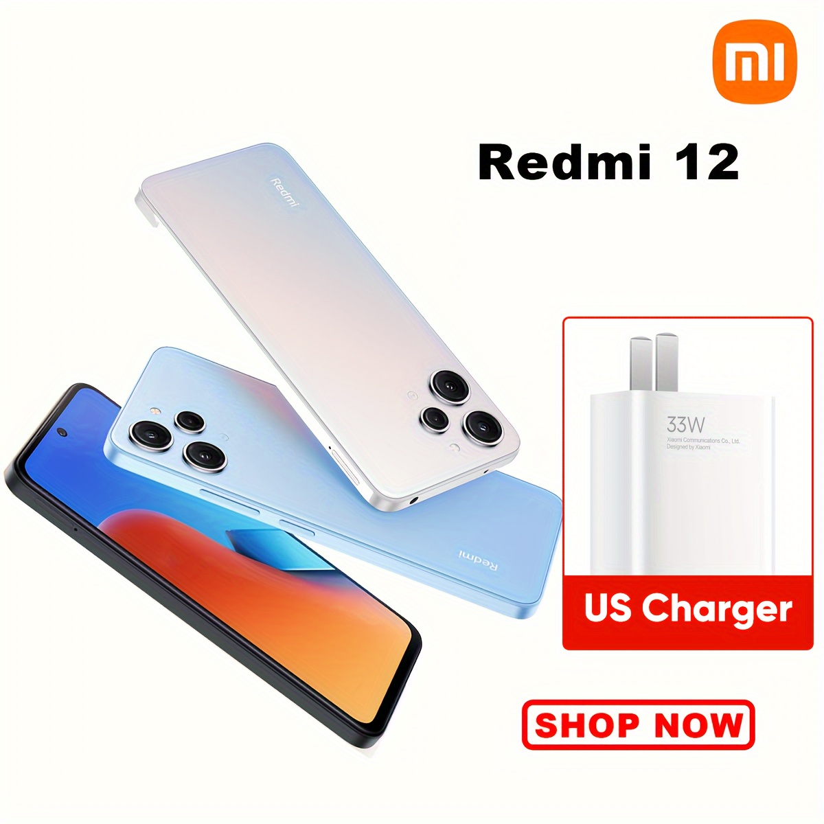 xiaomi redmi 12 4g lte 256gb 8gb factory global unlocked 6 67 50mp triple camera dual sim details 0