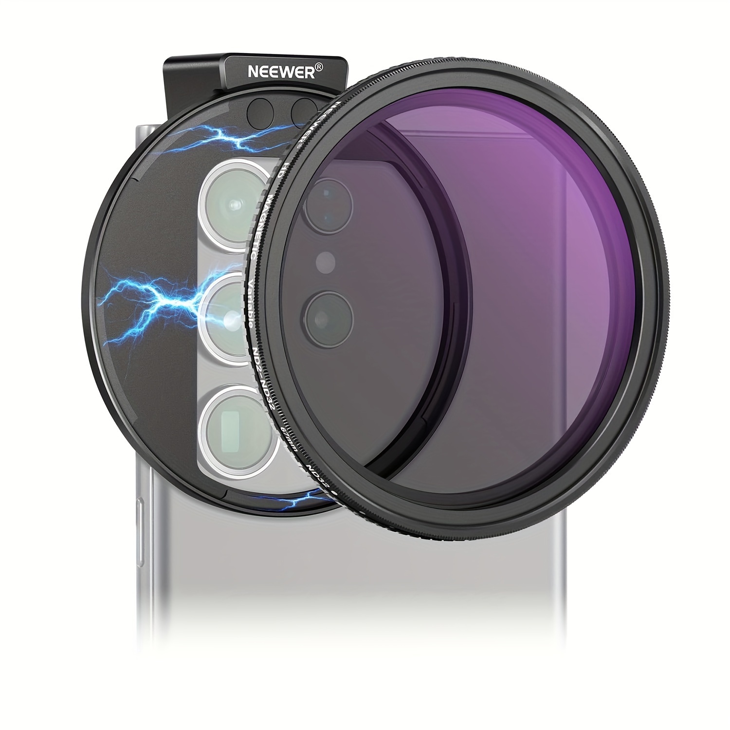 

Neewer 67mm On Hd Nd2-nd32 Phone Filter Kit