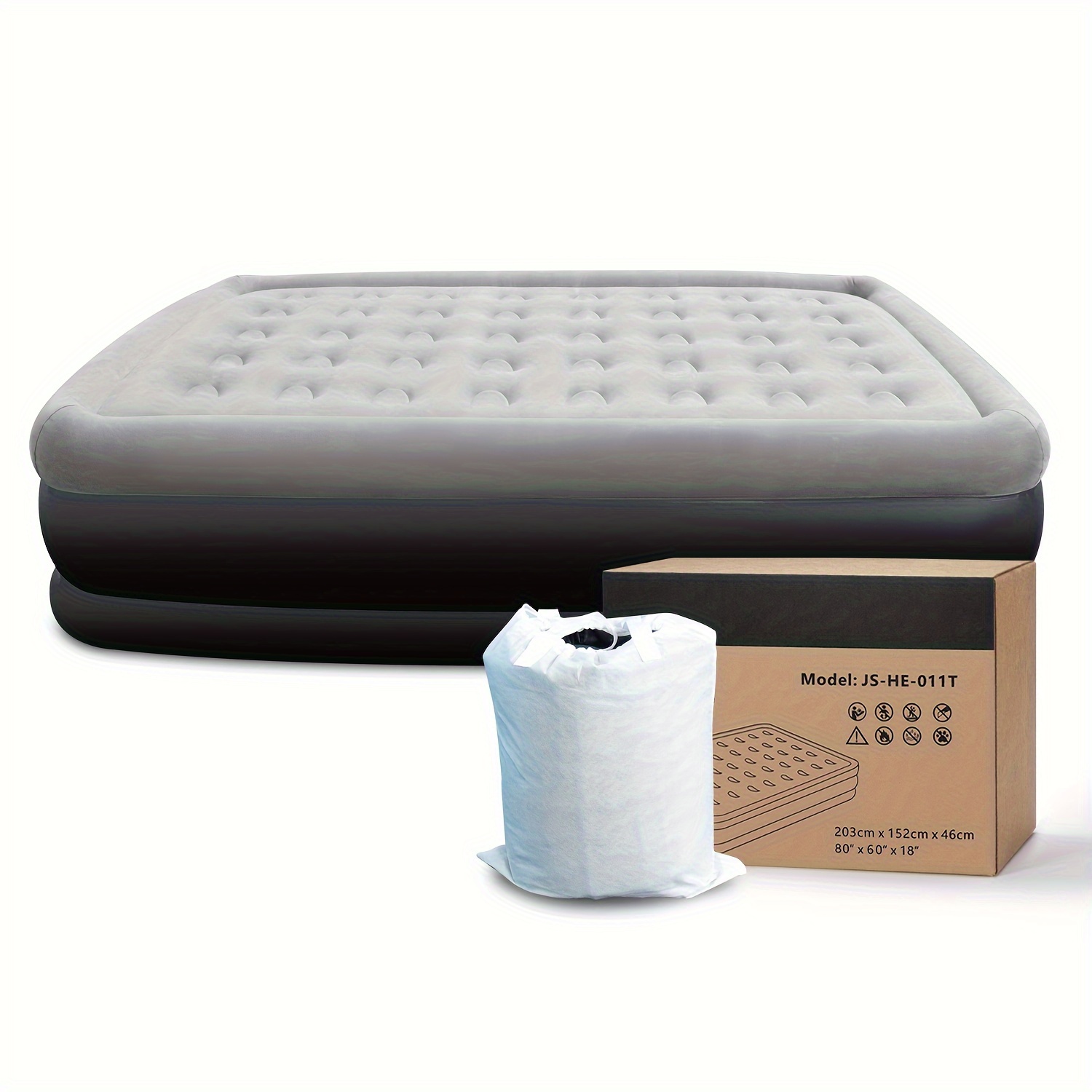 

Un matelas gonflable pompe électrique intégrée, matelas gonflable pliable invités, matelas gonflable d'extérieur, tailles au choix, un cadeau famille.