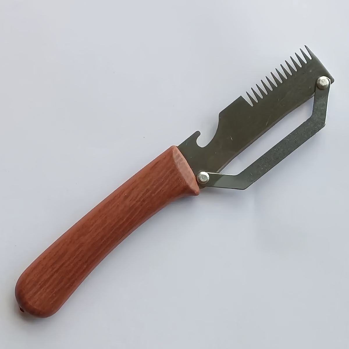 TEMU Multifunctional Onion Chopper, Suitable For Household, Industrial And Commercial Use, Including Leek Slicer, Bottle Opener, Peeling And Cutting