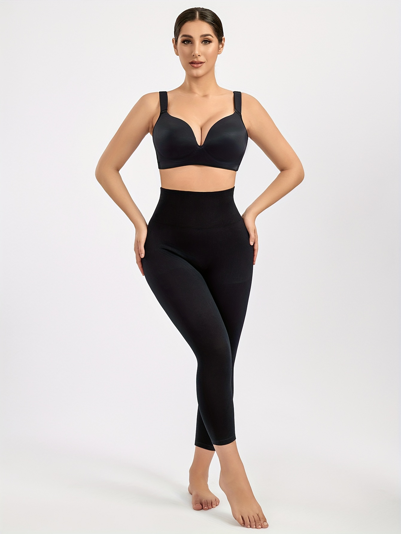 High Waist Shaping Leggings, Comfy & Breathable Tummy Control Butt Lifting  Leggings, Women's Underwear & Shapewear