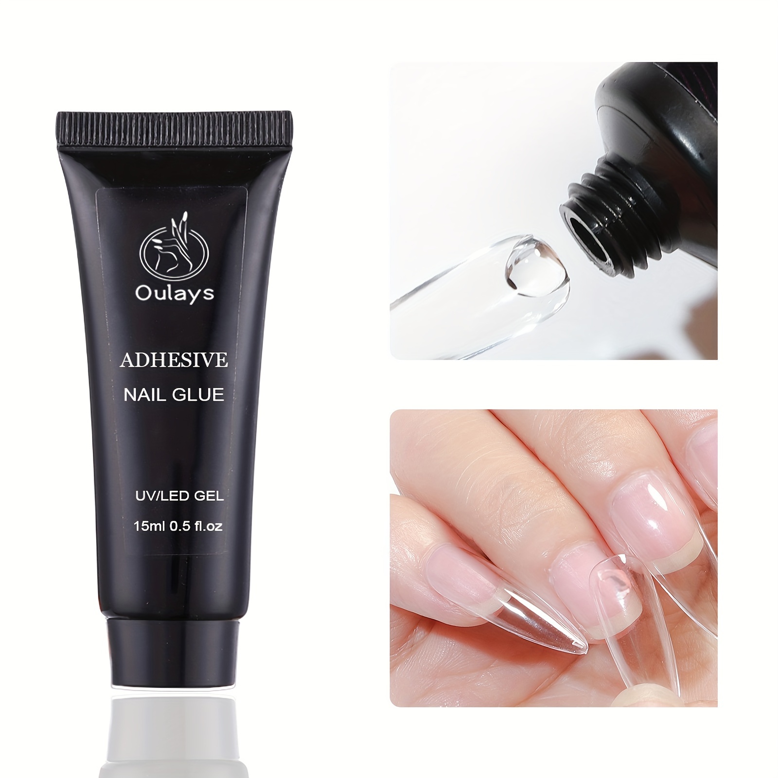 Nail Glue For Artificial Nail Waterproof Nail Adhesive Bottle