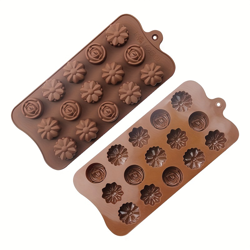 

Moule à Chocolat en à 15 Cavités - 3D Polyvalent DIY, les Glaçons & Faits