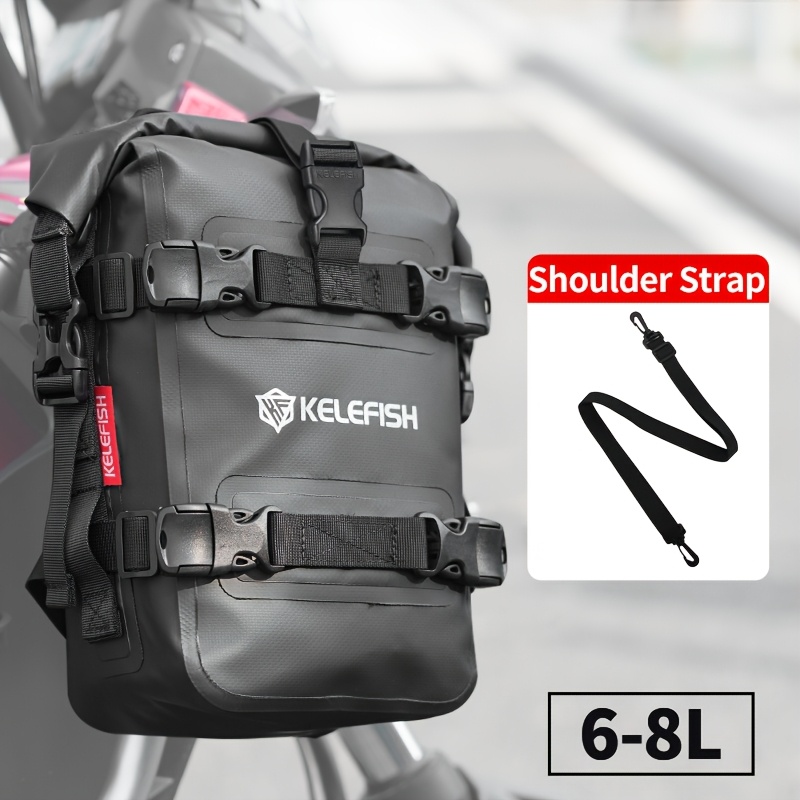 Motorcycle Riding Waterproof Side Pocket, Multifunctional Large Capacity Bumper Storage Bag, Motorcycle Hanging Bag, Tail Bag, Motorcycle Accessories