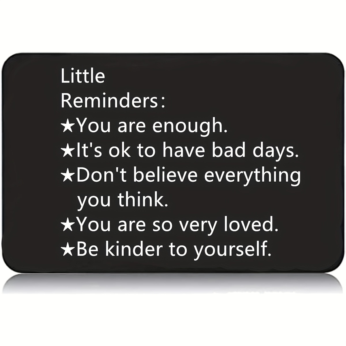 1pc Inspirational Wallet Card For Women Men Teen Girls Boys Birthday Christmas Gifts For Son Daughter Best Friend Suitable For To Everyone