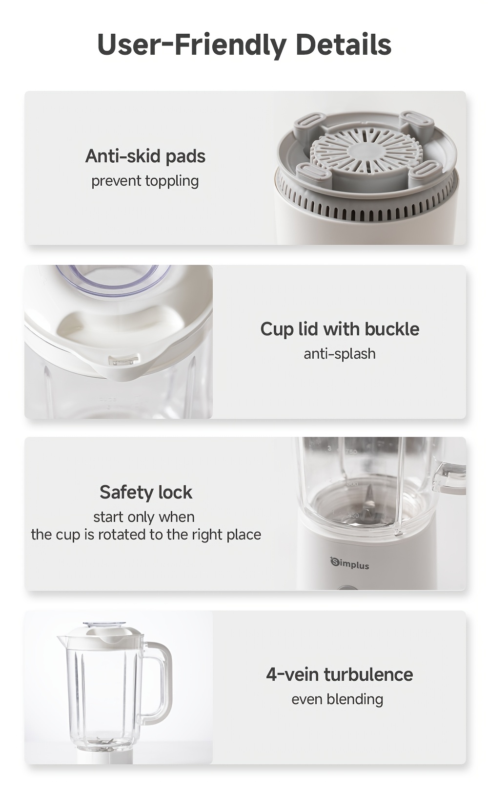 3 cup multi functional blender 380w high power 23000rpm   stainless steel   suitable for juicing grinding and meat     for home kitchen features 300ml dry grinding cup 500ml meat cup 1 Product details 8