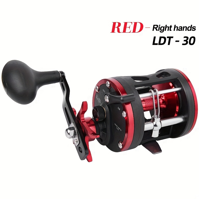 castking fishing reels Feather Chromium Casting Fishing Reels Red / Left / Size: 200