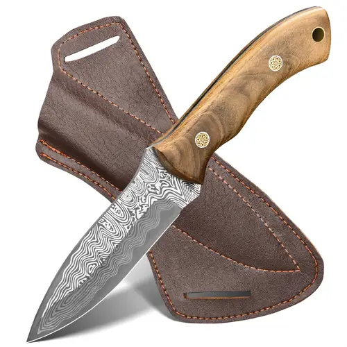 damascus knifes sold on Temu United States