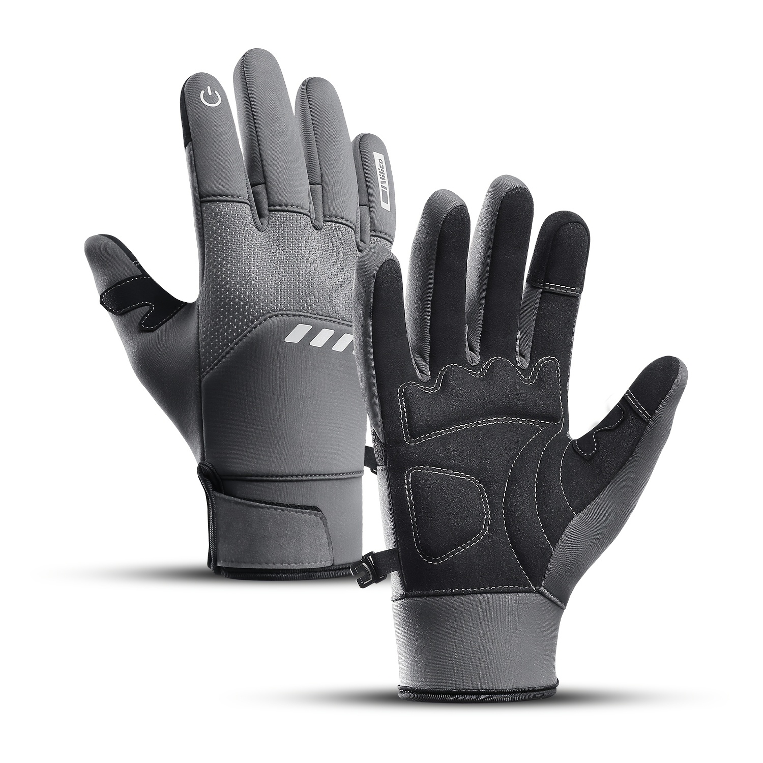 E-shop 1 Paar Vilico Thermische Wintersport-Handschuhe für Ski, Radfahren, Wandern, Pendeln – Winddicht, Kältebeständig, Touchscreen-tauglich, Unisex