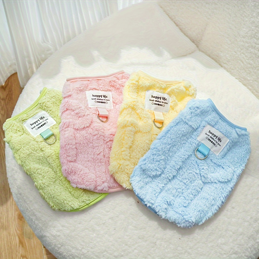 

1pcs Pet Fleece | Thickened For & Small And | | | Polyester 90%, 10% | For & Small Breeds