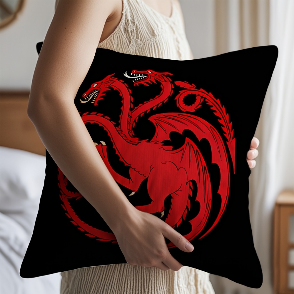 TEMU Authorized Warner , 1pc, Theme, Double-sided Pillowcase, Polyester Material Throw Pillow Covers, No Pillow Insert, Exquisite Pattern Pillowcase,